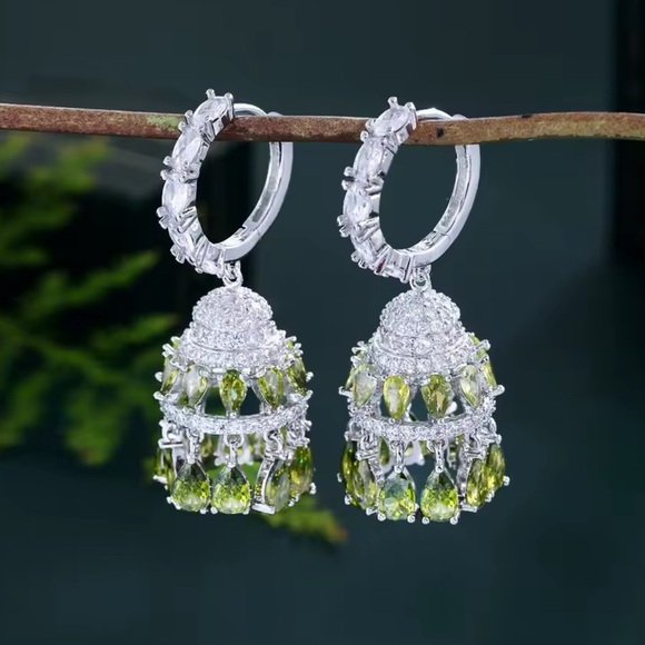 Margarita Le Roshe Zirconia Crystal Earrings - Picture 1 of 12